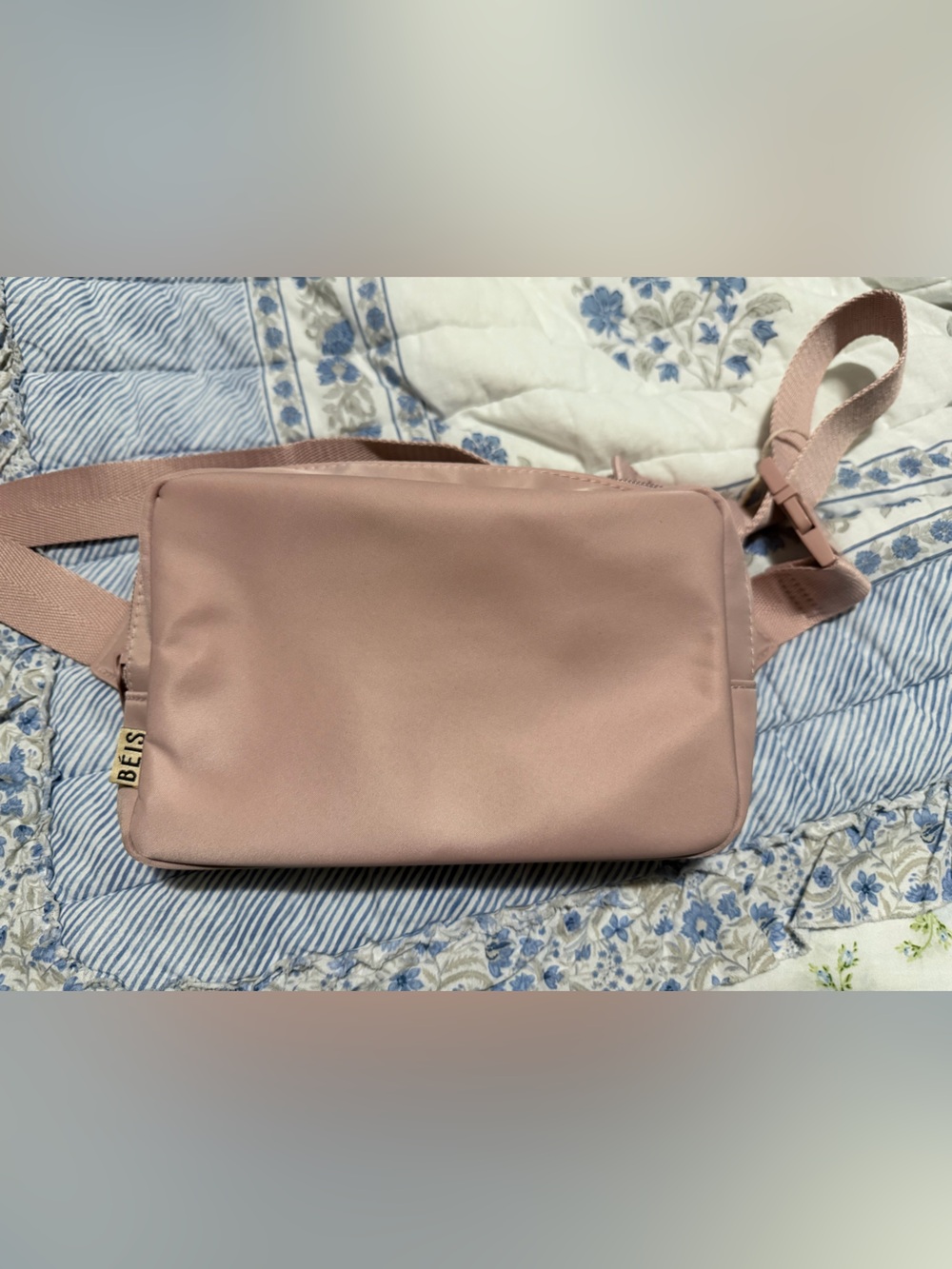 NWT BEIS Blush Pink Crossbody Sling Bag